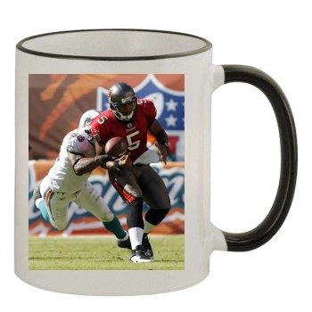 Tampa Bay Buccaneers 11oz Colored Rim & Handle Mug