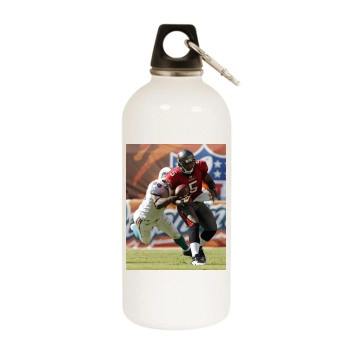 Tampa Bay Buccaneers White Water Bottle With Carabiner