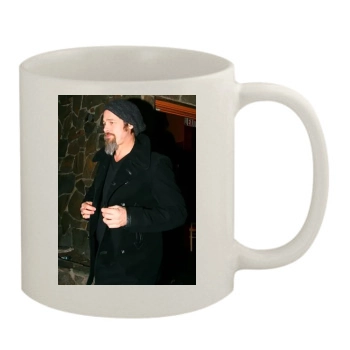 Brad Pitt 11oz White Mug