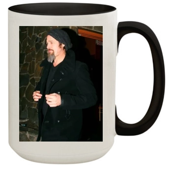 Brad Pitt 15oz Colored Inner & Handle Mug