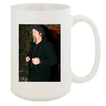 Brad Pitt 15oz White Mug