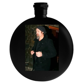 Brad Pitt Round Flask