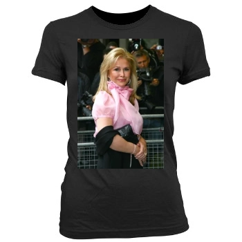 Brittany Murphy Women's Junior Cut Crewneck T-Shirt