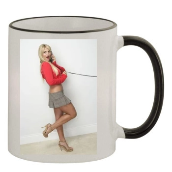 Brooke Hogan 11oz Colored Rim & Handle Mug