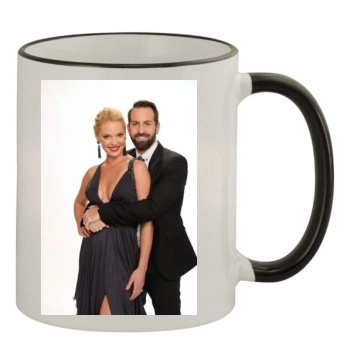 Katherine Heigl 11oz Colored Rim & Handle Mug