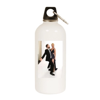 Katherine Heigl White Water Bottle With Carabiner