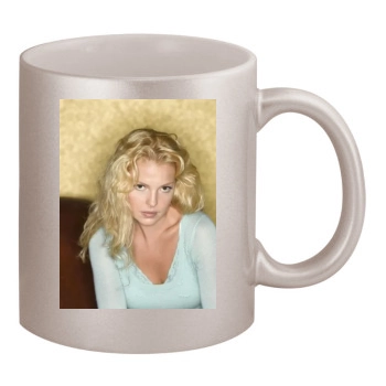 Katherine Heigl 11oz Metallic Silver Mug