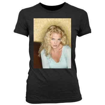 Katherine Heigl Women's Junior Cut Crewneck T-Shirt