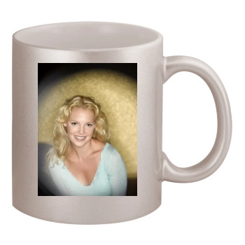 Katherine Heigl 11oz Metallic Silver Mug