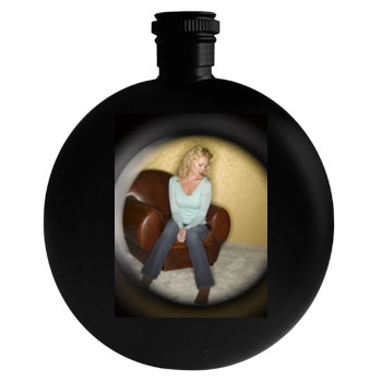 Katherine Heigl Round Flask