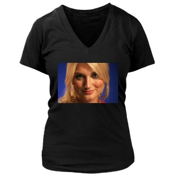 Brooke Hogan Women's Deep V-Neck TShirt