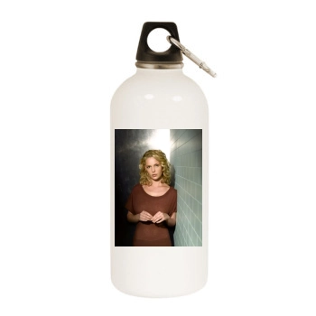 Katherine Heigl White Water Bottle With Carabiner