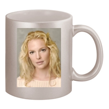 Katherine Heigl 11oz Metallic Silver Mug