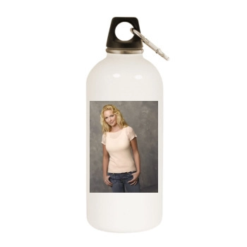 Katherine Heigl White Water Bottle With Carabiner