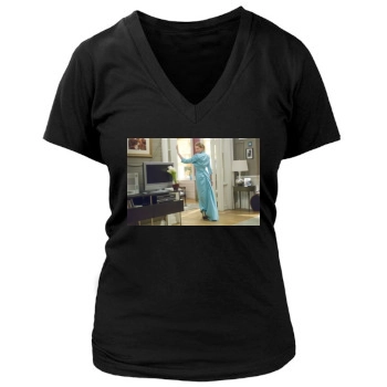 Katherine Heigl Women's Deep V-Neck TShirt