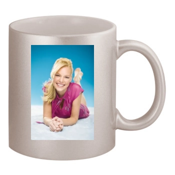 Katherine Heigl 11oz Metallic Silver Mug