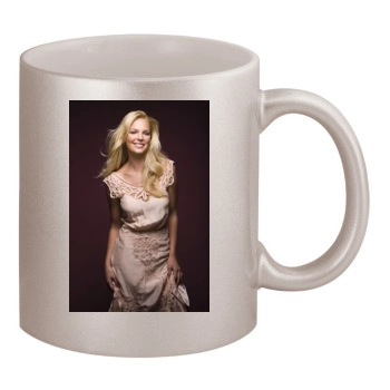 Katherine Heigl 11oz Metallic Silver Mug