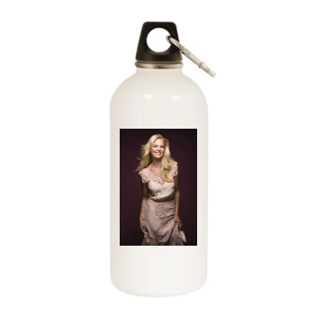 Katherine Heigl White Water Bottle With Carabiner