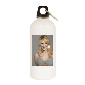 Katherine Heigl White Water Bottle With Carabiner