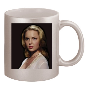 Katherine Heigl 11oz Metallic Silver Mug