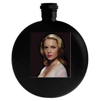 Katherine Heigl Round Flask