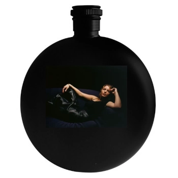 Katherine Heigl Round Flask