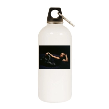 Katherine Heigl White Water Bottle With Carabiner