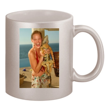 Katherine Heigl 11oz Metallic Silver Mug