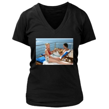 Katherine Heigl Women's Deep V-Neck TShirt