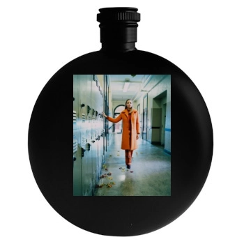 Katherine Heigl Round Flask