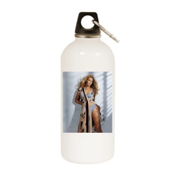 Katherine Heigl White Water Bottle With Carabiner