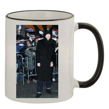 Bruce Willis 11oz Colored Rim & Handle Mug