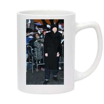 Bruce Willis 14oz White Statesman Mug