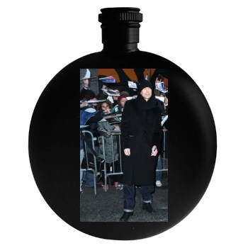 Bruce Willis Round Flask