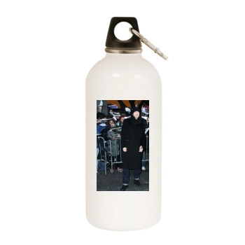 Bruce Willis White Water Bottle With Carabiner