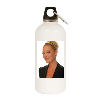 Katherine Heigl White Water Bottle With Carabiner