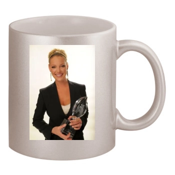 Katherine Heigl 11oz Metallic Silver Mug