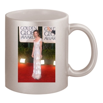 Calista Flockhart 11oz Metallic Silver Mug