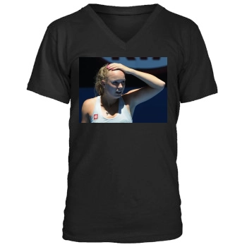 Caroline Wozniacki Men's V-Neck T-Shirt