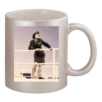 Catherine Bell 11oz Metallic Silver Mug