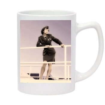 Catherine Bell 14oz White Statesman Mug