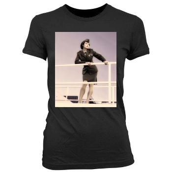 Catherine Bell Women's Junior Cut Crewneck T-Shirt