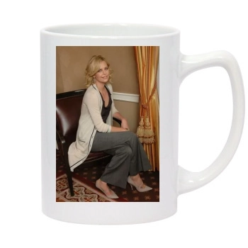 Charlize Theron 14oz White Statesman Mug