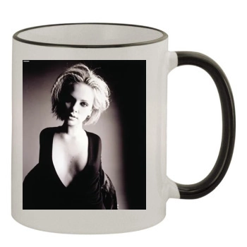 Charlize Theron 11oz Colored Rim & Handle Mug