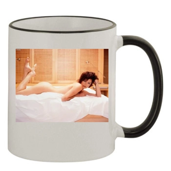 Charlize Theron 11oz Colored Rim & Handle Mug