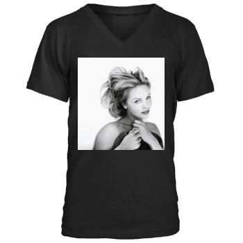 Charlize Theron Men's V-Neck T-Shirt