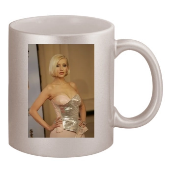 Christina Aguilera 11oz Metallic Silver Mug