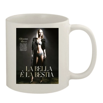 Christina Ricci 11oz White Mug