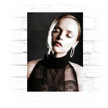 Christina Ricci Metal Wall Art