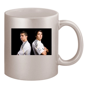 Cristiano Ronaldo 11oz Metallic Silver Mug